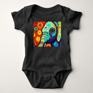 Eccentric Elephant Baby Bodysuit
