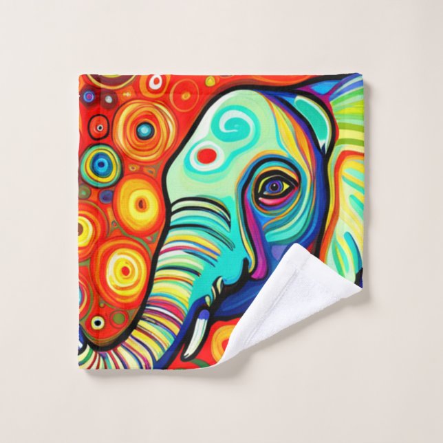 Eccentric Elephant Wash Cloth (Wash Cloth)
