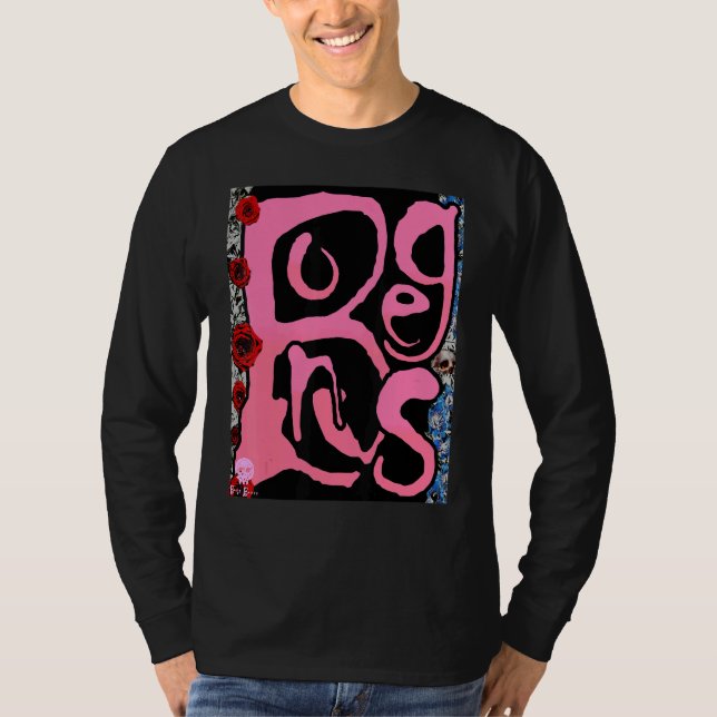 Eccentric Kooky Bong Bones Script Illustration Tee (Front)