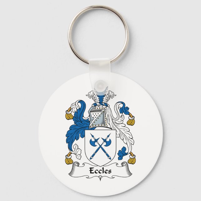 Eccles Family Crest Keychain (Front)