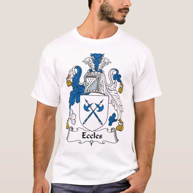 Eccles Family Crest T-Shirt (Front)