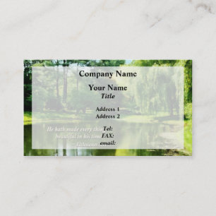 Ecclesiastes 3 11 He Hath Made Everything Beautifu Business Card