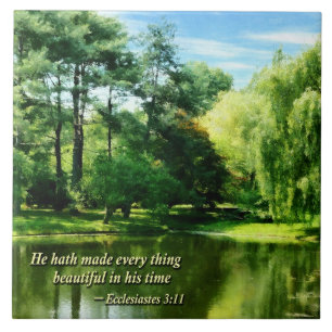 Ecclesiastes 3 11 He Hath Made Everything Beautifu Tile