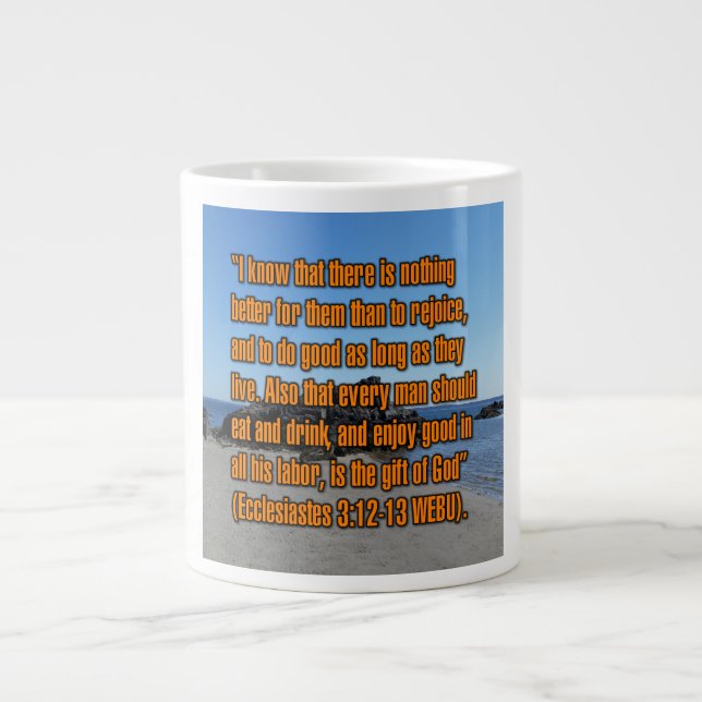 Ecclesiastes 3:12-13 WEBU Mug (Front)