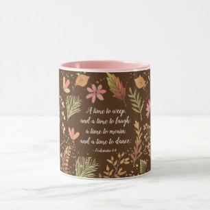 Ecclesiastes 3:4, A time to weep, a time to laugh Mug