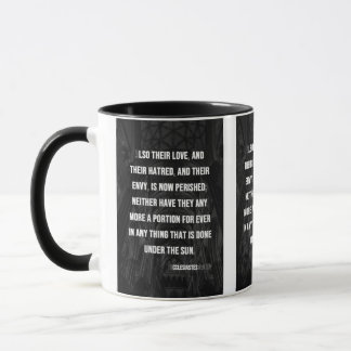 Ecclesiastes 9:6 KJV Bible Verse Pic Two-Tone Mug