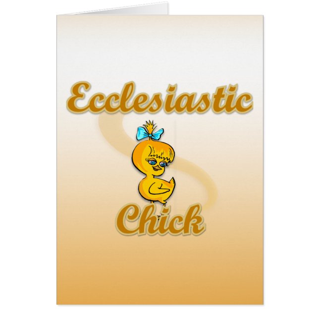 Ecclesiastic Chick (Front)