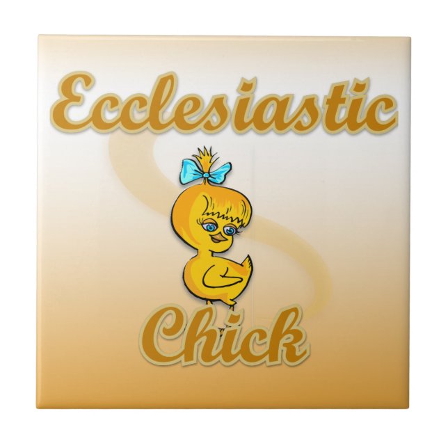 Ecclesiastic Chick Tile (Front)