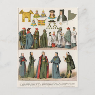 Ecclesiastical Dress Postcard