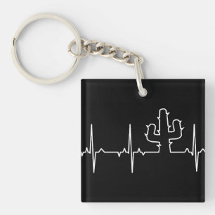 ECG Cactus Light Keychain