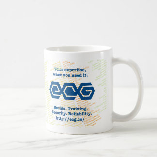 ECG "I heart SIP" frosted mug