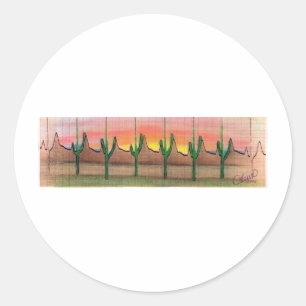 ECGdesign Classic Round Sticker