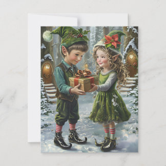 Échange de Cadeaux des Elfes de Noël – Carte de Fê