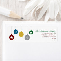 Échange de décorations de Noël