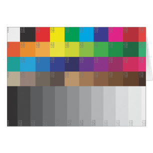 ÉCHANTILLON DE COULEUR ET GAMME DE GRIS