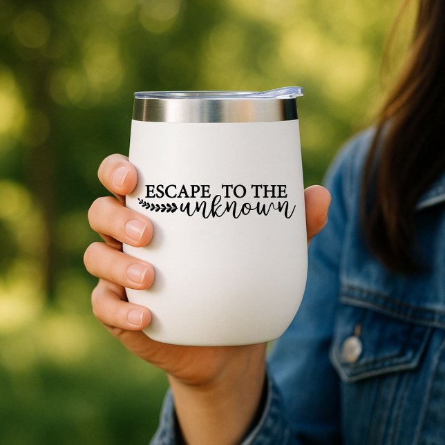 Échapper à l'inconnu Mug Voyage isolé (Créateur téléchargé)