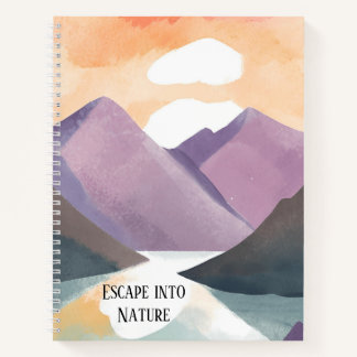 Échapper dans la nature Bullet Journal Aquarelle