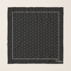 Écharpe Carré à Chiffon à Dots suisses à la soie C