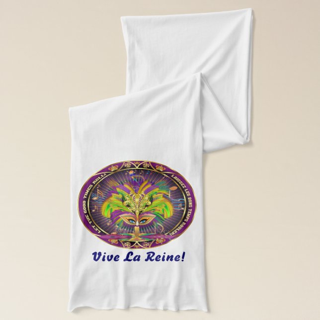Écharpe Vaudou de la Reine de mardi gras et lumière de (Gauche)