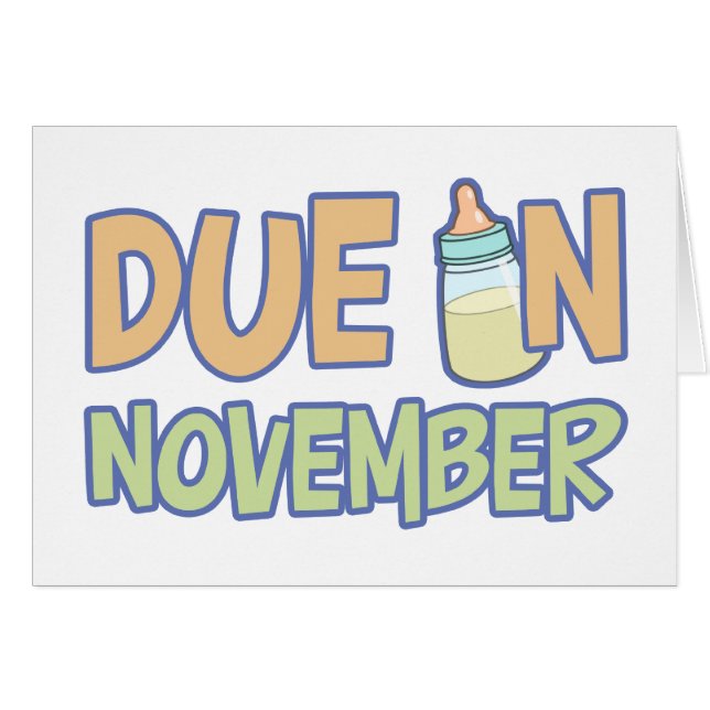 Échéance En Novembre (Devant horizontal)