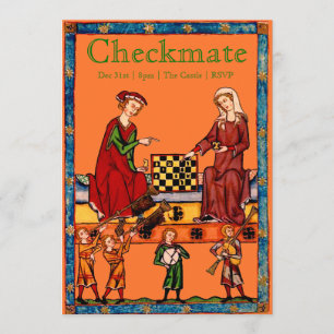 Échec et mat - invitation de tournoi d'échecs
