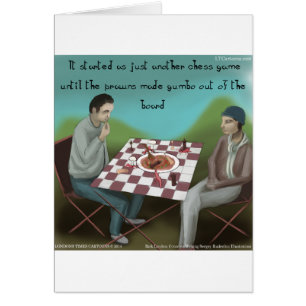 Échecs cajun bande dessinée drôle