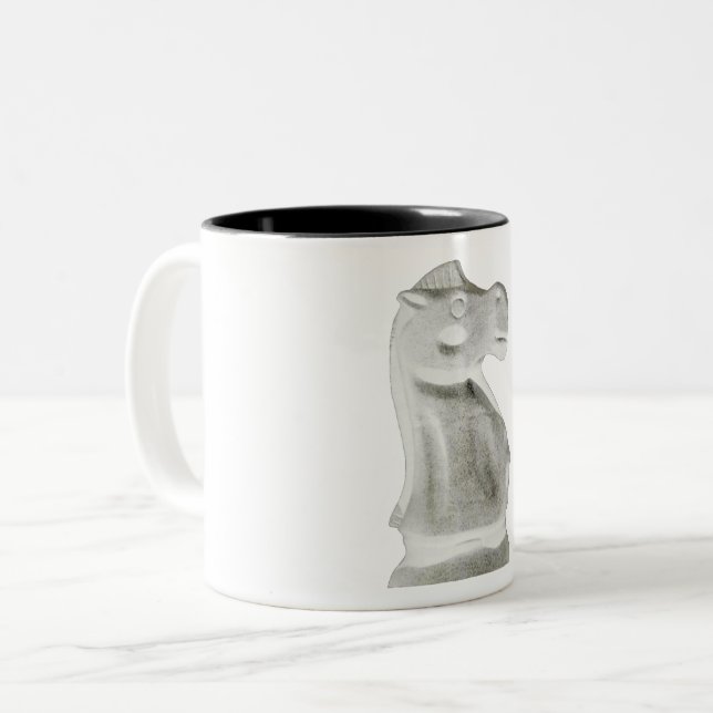 Échecs de Mug à deux tons (Devant gauche)