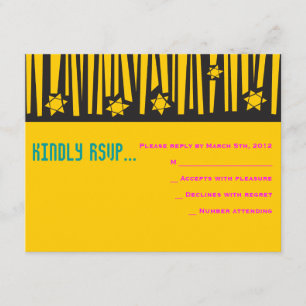 ÉCHELLE à STARS Bar Bat mitzvah Réponse Neon