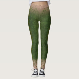 Échelle de sirène taille mélangée Leggings Kelp fo