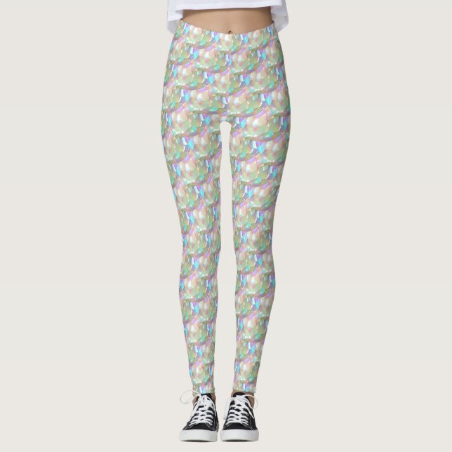 Echelle Dragon Iridescente Leggings Cosplay (Devant)