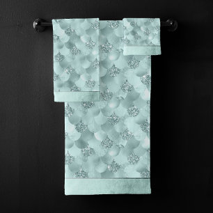 Échelle Mermaid Luxe Monnaie de mer vert Aqua Sh