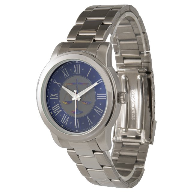 Échelles de justice | Montre main (Incliné)