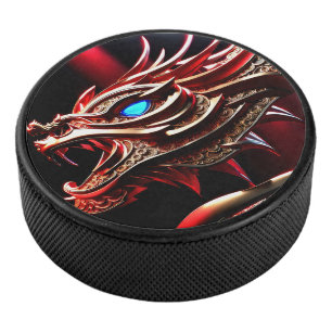 Échelles rouge et or du dragon à respiration par f