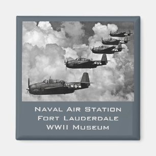 Echelon of Airplanes Magnet