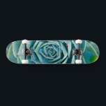 Echeveria Rosette, Secret Garden of Marrakech Skateboard<br><div class="desc">Echeveria rosette (Echeveria elegans),  a semi-desert succulent plant native to Mexico,  Secret Garden of Marrakech,  Medina of Marrakech,  Mouassine neighbourhood,  Morocco.</div>