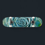 Echeveria Rosette, Secret Garden of Marrakech Skateboard<br><div class="desc">Echeveria rosette (Echeveria elegans),  a semi-desert succulent plant native to Mexico,  Secret Garden of Marrakech,  Medina of Marrakech,  Mouassine neighbourhood,  Morocco.</div>