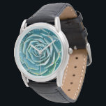 Echeveria Rosette, Secret Garden of Marrakech Watch<br><div class="desc">Echeveria rosette (Echeveria elegans),  a semi-desert succulent plant native to Mexico,  Secret Garden of Marrakech,  Medina of Marrakech,  Mouassine neighbourhood,  Morocco.</div>