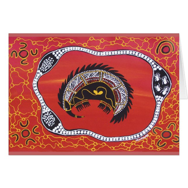 Echidna Dreaming Card (Front Horizontal)