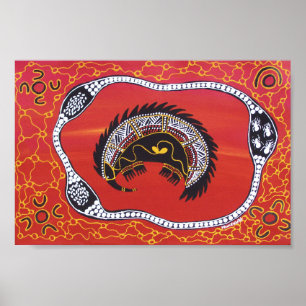 Echidna Dreaming Poster de Mundara