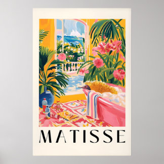 Echidna in Bathtub Art Print Matisse Style
