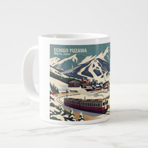 Echigo Yuzawa 越後湯沢 Niigata - マグカップ Large Coffee Mug