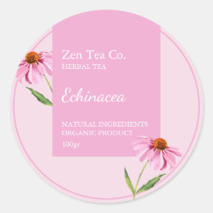 Echinacea Herbal Tea Étiquette
