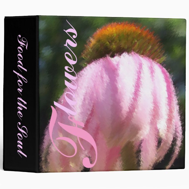 Echinacea Photo Album Binder (Front/Spine)