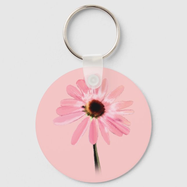 Echinacea purpurea keychain (Front)