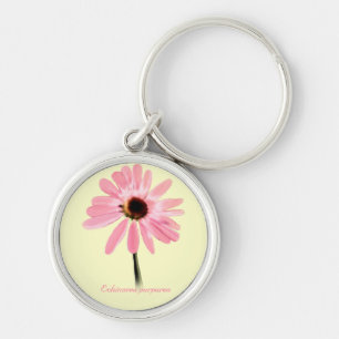 Echinacea purpurea keychain