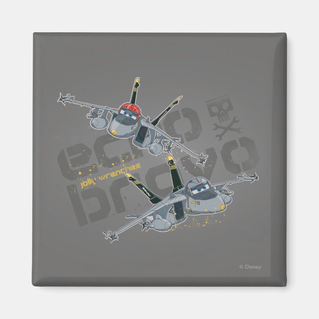 Echo and Bravo Jolly Wrenches Magnet (Front)