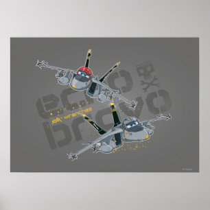 Echo and Bravo Jolly Wrenches Poster