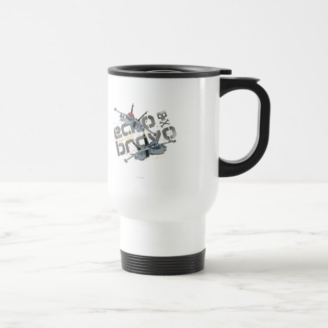 Echo and  Bravo Jolly Wrenches Travel Mug (Right)
