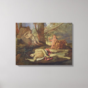 Echo and Narcissus Canvas Print