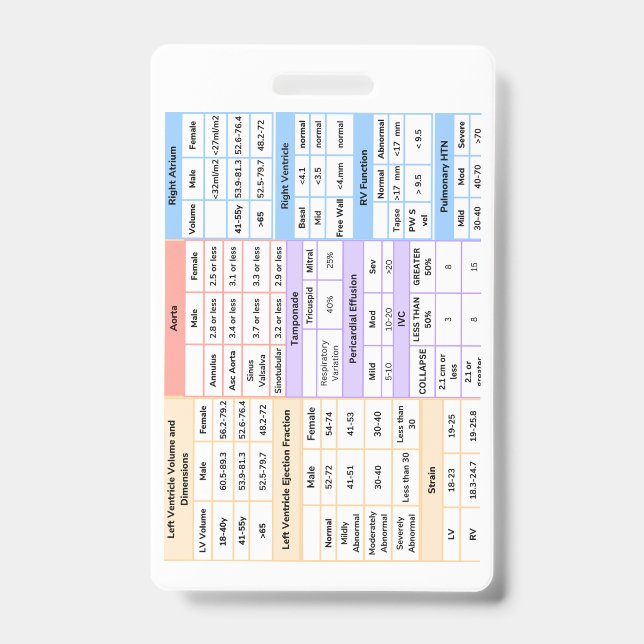 Echo Badge Quick Reference Guide  (Front)